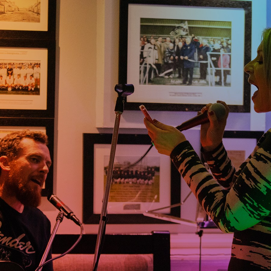 Stacy Wallace and Niall Finnegan